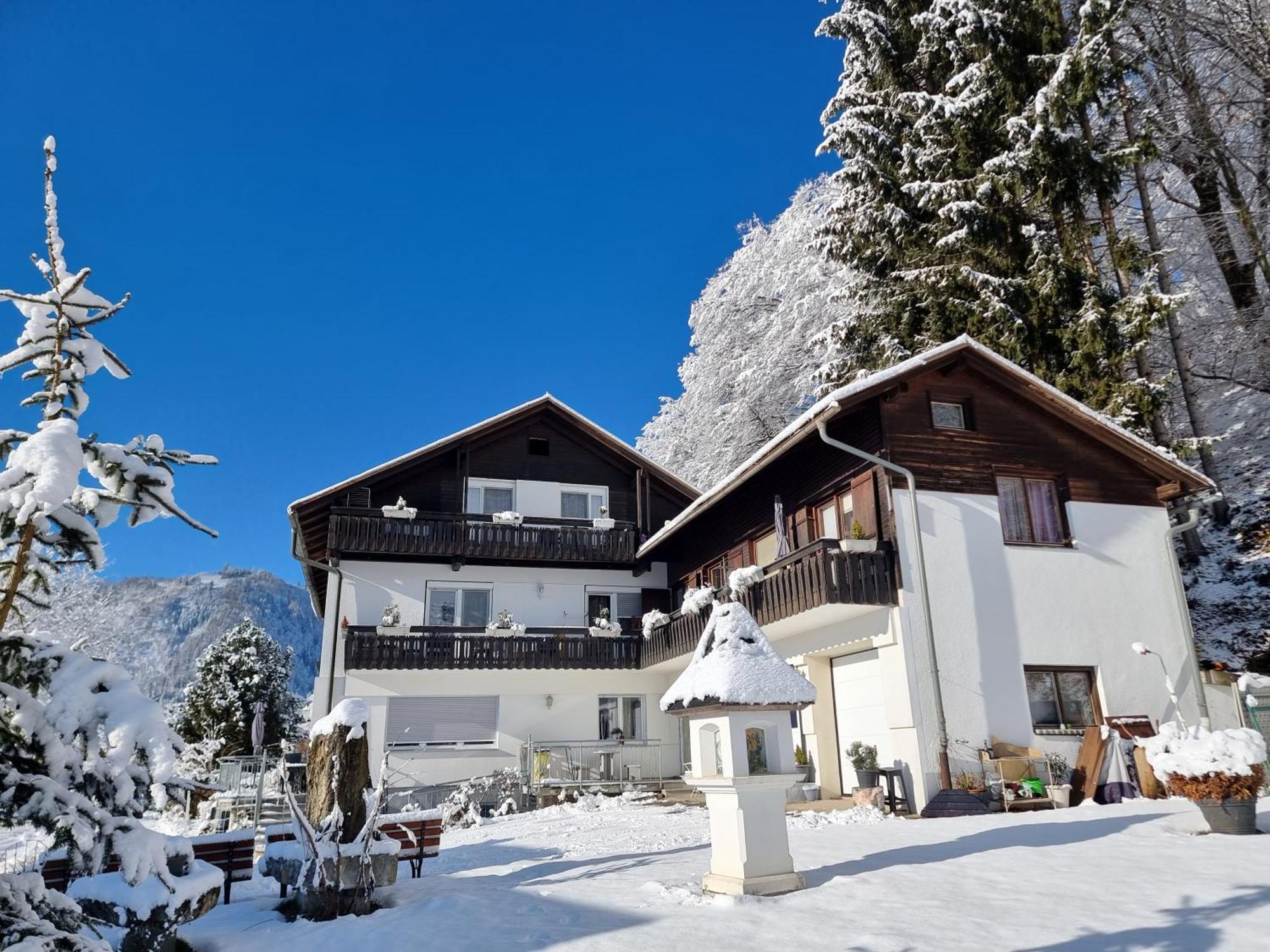 Ferienhaus Burgblick Treffen Extérieur photo